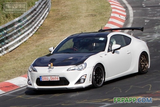 车评网 全新 丰田GT86 轻量化版 谍照 曝光